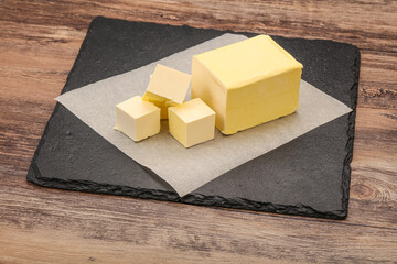 Dairy natural yellow butter piece