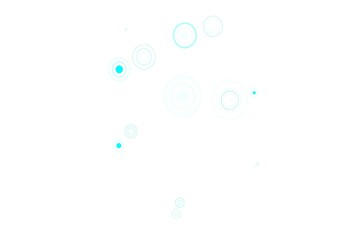 Light Blue, Green vector layout with circle shapes.