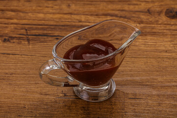 Traditional Barbicue sauce in the bowl