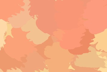 Light Orange vector pattern with random forms.