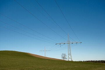 Landschaft unter Strom 