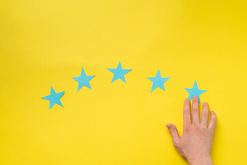 hand choose the raiting, personal opinion, five star review by the client