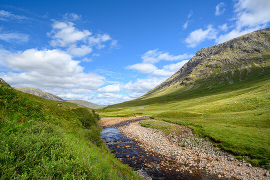 River Etive flowing in Glen Etive