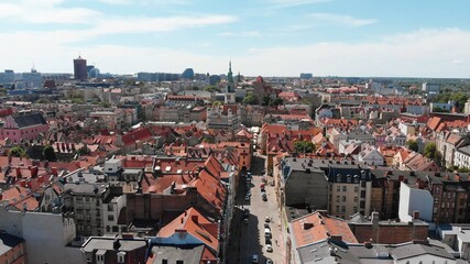 Fototapeta premium Poznan, Poland - aerial view summer. High quality photo