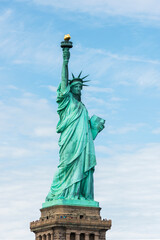 Fototapeta na wymiar Statue of Liberty National Monument in New York.