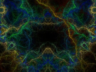 Imaginatory fractal background Image