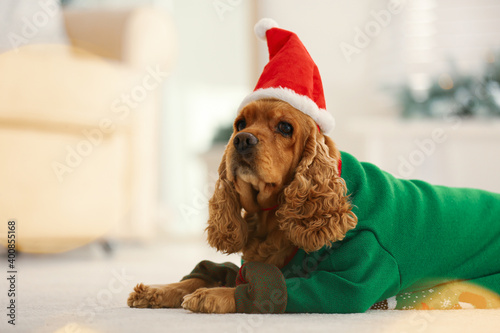 cocker spaniel christmas sweater