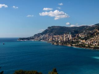 coastal landscape between Nice and St. Tropez