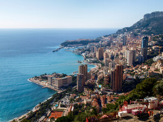 coastal landscape between Nice and St. Tropez