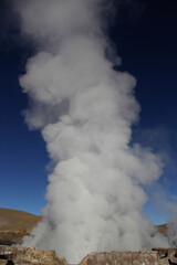 geyser in park national park