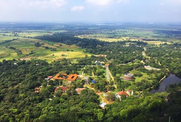 view of the village