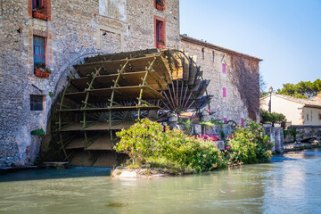 Old water mill in the Provence, France