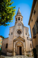 Fototapeta na wymiar Scenic view of the ancient village of Saint-Saturnin-les-Apt, Provence, France