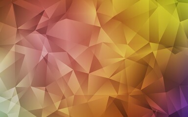 Fototapeta premium Light Multicolor vector triangle mosaic template.