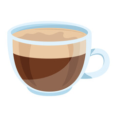 coffee ceramic cup drink icon vector illustration design