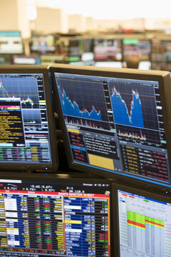 Close up of computer monitor