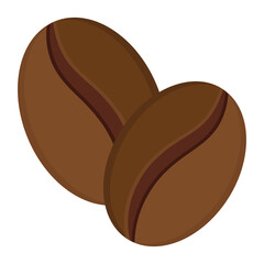coffee seeds grains isolated icons vector illustration design