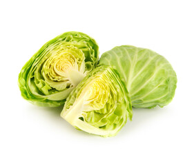 cabbage isolate on white background