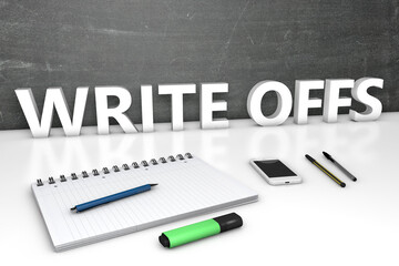 Fototapeta premium Write offs
