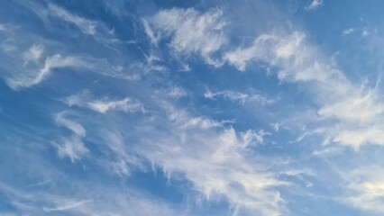 blue sky with clouds
