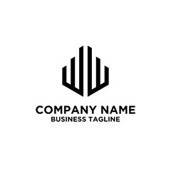 Hexagon logo vector