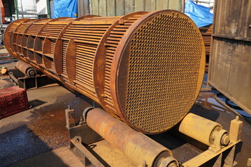 Heat exchanger in the tube bundle sheet corrosion product.