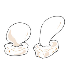 餅　膨らむ　焼餅　冬