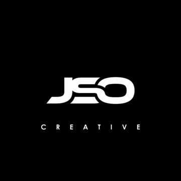 JSO Letter Initial Logo Design Template Vector Illustration