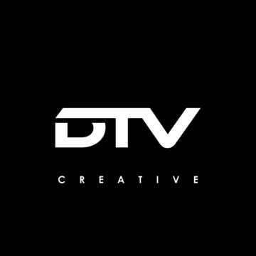DTV Letter Initial Logo Design Template Vector Illustration