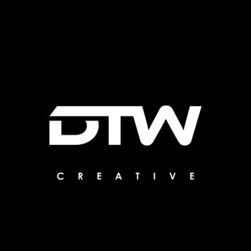 DTW Letter Initial Logo Design Template Vector Illustration