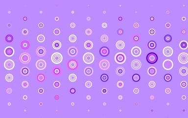 Light Purple, Pink vector pattern with spheres.