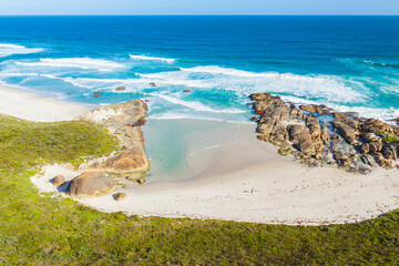 Anvil beach in Albany, Western Australia. 