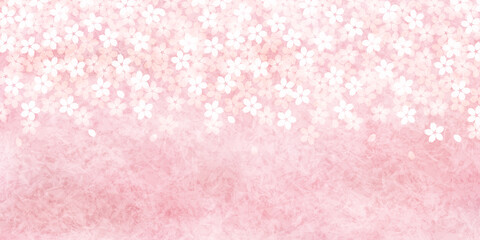 桜　和紙　春　背景