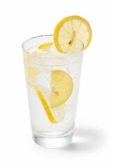 Lemon sour on a white background