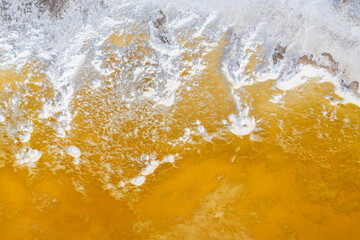 Abstract colours from West Australia's salt lakes. 
