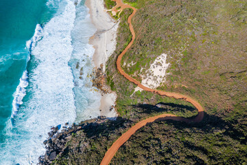 Drive down to shelly beach in albany, western australia.