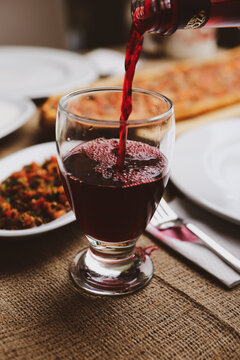 Salgam suyu, popular Turkish drink, turnip juice 