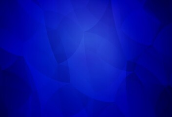 Fototapeta premium Dark BLUE vector layout with lines, triangles.