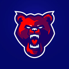 Bear Mascot Logo Templates