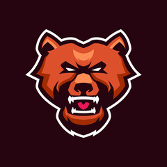 Bear Mascot Logo Templates