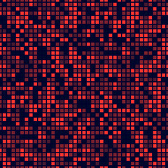 red mosaic background