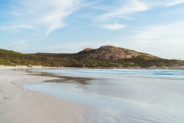Golden hour at Wharton Beach in Esperance, Western Australia. 