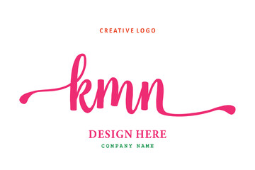 KMN lettering logo is simple, easy to understand and authoritative