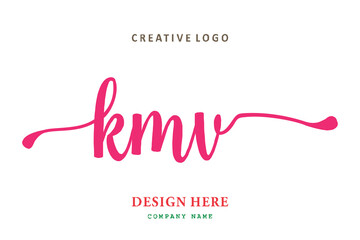 KMV lettering logo is simple, easy to understand and authoritative