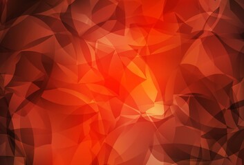 Light Red vector gradient triangles pattern.