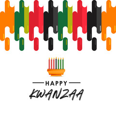 Happy Kwanzaa Vector Design For Banner Print and Greeting Background