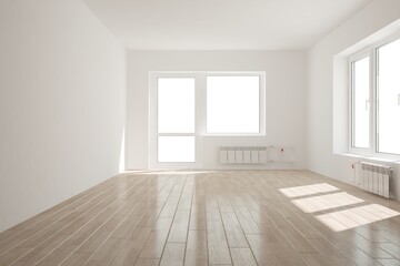 Modern interior design. 3D illustration