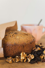 Pastel de zanahoria y frutos secos / Carrot and nuts cake