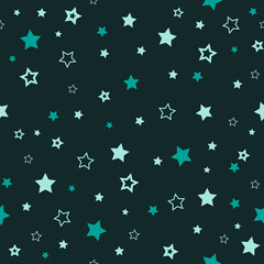 Fototapeta na wymiar Seamless pattern with star. Holiday background. Vector illustration.