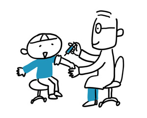 予防接種　子ども　男の子